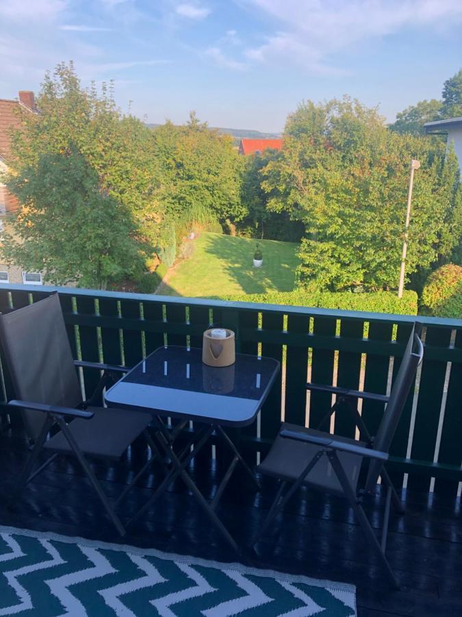 Ferienwohnung Am Haineberg Porta Westfalica Exteriör bild