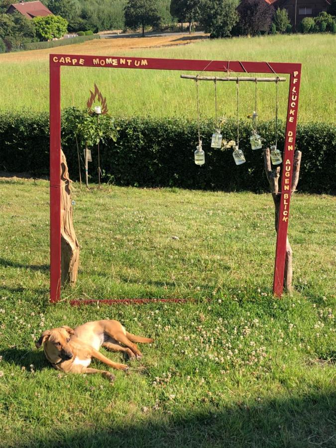 Ferienwohnung Am Haineberg Porta Westfalica Exteriör bild